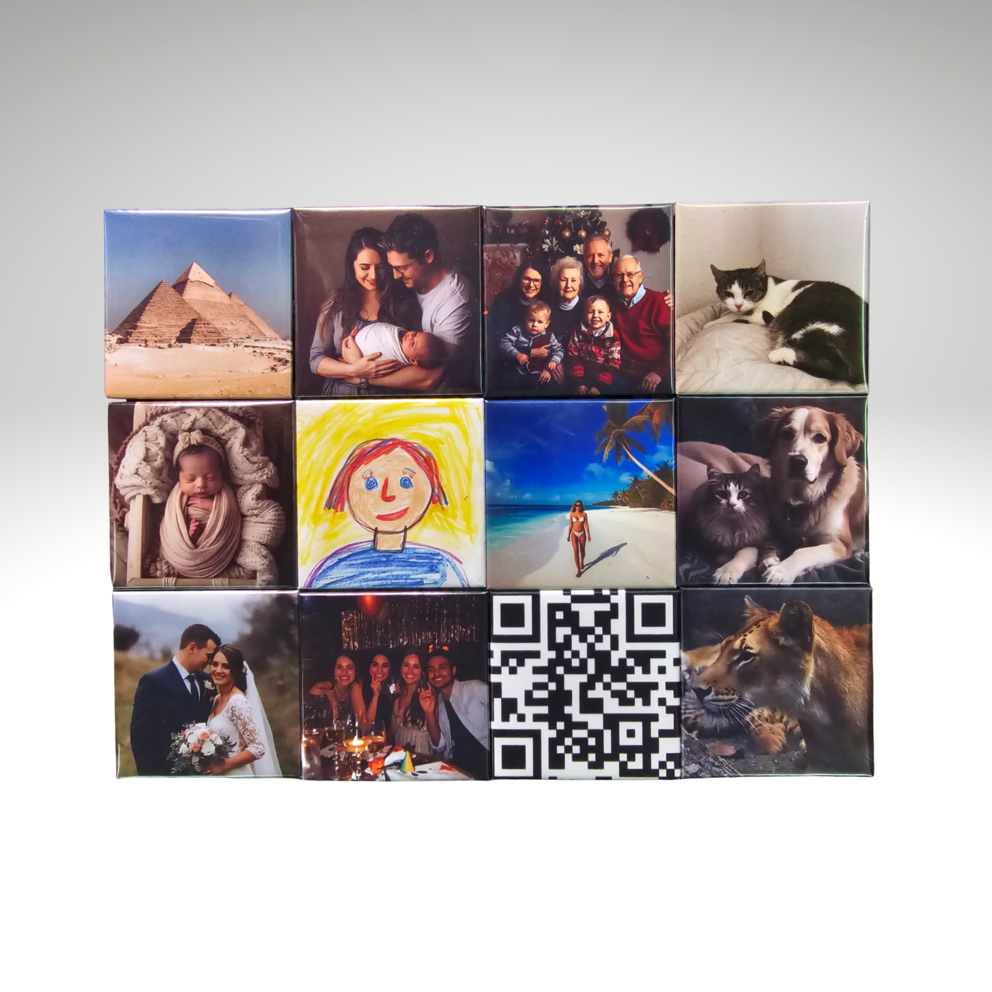 Foto magnetki z osebno fotografiji 50x50 - Anevira